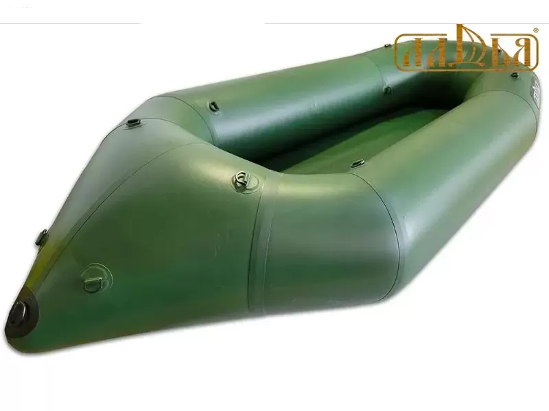 Надувний пакрафт Ладья ЛП-245 Каяк базовий зелений - Зображення 3