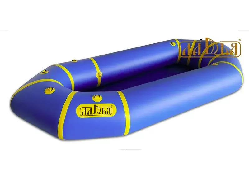 Надувний пакрафт Ладья ЛП-245 Каяк базовий синій - Зображення 3