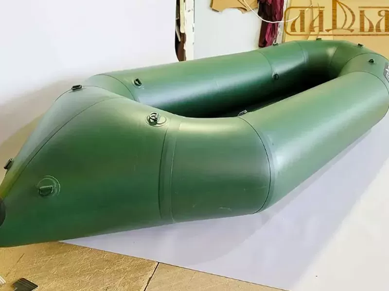 Надувний пакрафт Ладья ЛП-245 Каяк базовий зелений - Зображення 4